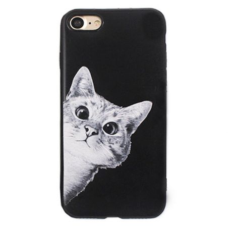 Achat Coque rigide Soft Touch Chat iPhone 8 / iPhone 7/SE 2 COQ7G-189