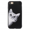 Hard case Soft Touch Curious Cat  iPhone 8 / iPhone 7
