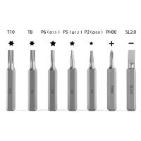 Set of 7-in-1 screwdriver bits