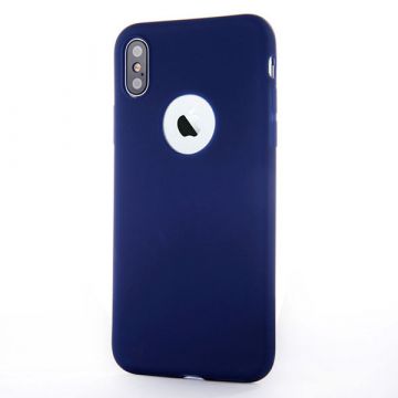 Achat Coque Silicone iPhone X Xs - Bleu Nuit COQXG-066