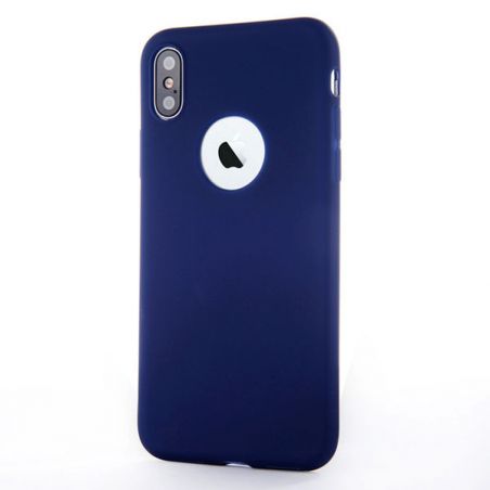 iPhone X Xs Siliconengeval - Nachtblauw  Dekkingen et Scheepsrompen iPhone X - 1