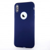 Coque Silicone iPhone X Xs - Bleu Nuit