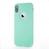 Coque Silicone iPhone X Xs - Turquoise