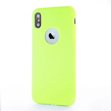 Achat Coque Silicone iPhone X Xs - Vert Pomme COQXG-070