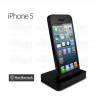 Dockstation Ladegerät für iPhone 5, 5S Schwarz