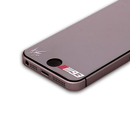 Gehärtete Glasfolie MM93 Weiß iPhone 5 5 5S SE