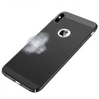 Microperforated rigid shell for iPhone X