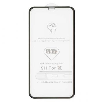5D Premium iPhone X Xs gebogene gehärtete Glasfolie  Schutzfolien iPhone X - 2