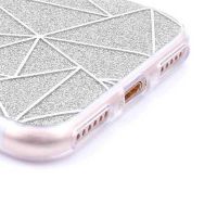 TPU-Glittergehäuse und iPhone 6 / iPhone 6S geometrische Formen  Abdeckungen et Rümpfe iPhone 6S - 4
