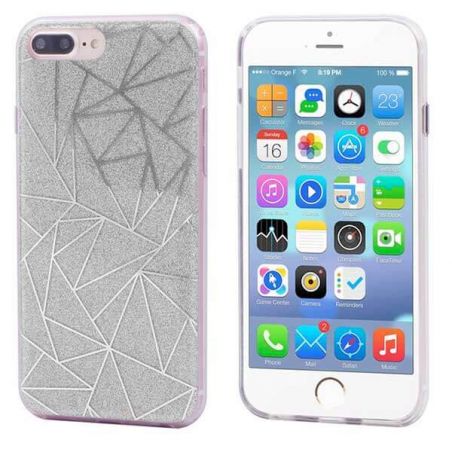 TPU-Glittergehäuse und iPhone 6 / iPhone 6S geometrische Formen  Abdeckungen et Rümpfe iPhone 6S - 6