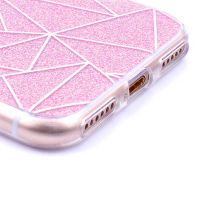 TPU Glitter en Geometrische Vormen Case iPhone 8 Plus / iPhone 7 Plus  Dekkingen et Scheepsrompen iPhone 8 Plus - 4