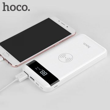 Batterie externe 10000 mAh charge rapide blanc Hoco