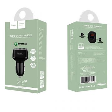 3-Port Zigarettenanzünder-Ladegerät (USB, Usb-C, USB Quick charge) Hoco Autozubehör iPod Nano - 2