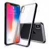 Transparent TPU case with black borders for iPhone X