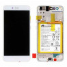 Ecran complet blanc Huawei P10 Lite + Batterie