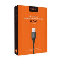 Vidvie Ultra sterke Nylon USB bliksem kabel Vidvie laders - Batterijen Externes - Kabels iPhone X - 2