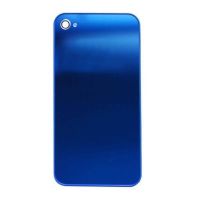 Ersatzrückwand iPhone 4 Spiegel Blau