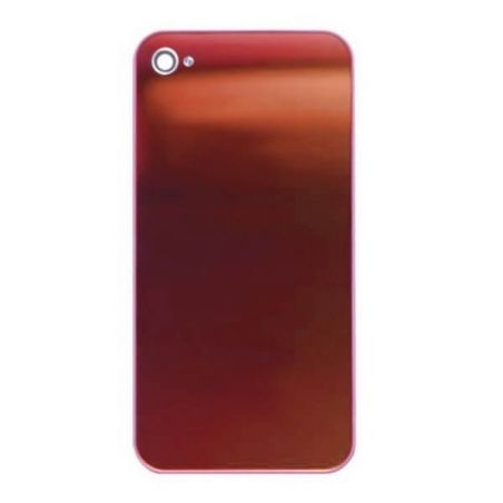 Achat Face arrière de remplacement iPhone 4 miroir Rouge IPH4G-212X