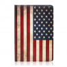Housse iPad 2 / 3 / 4 drapeau US américain vintage