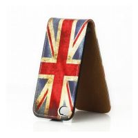 Flip Over Cover Case UK flag vintage look iPhone 5