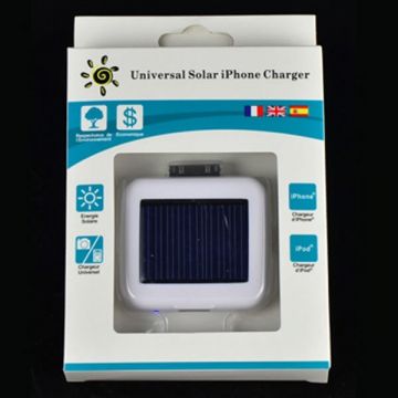 Universele zonne-lader voor iPhone en iPod