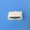 Adaptateur Lightning 2 en 1 30 pin vers 8 pin iPhone 5 - iPad Mini- Touch 5 et Nano 7