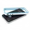 Bumper - Witte en blauwe rand in TPU IPhone 4 & 4S