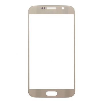 Goldglas + Aufkleber für Galaxy S6  Bildschirme - Ersatzteile Galaxy S6 - 1