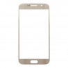 Goldglas + Aufkleber für Galaxy S6