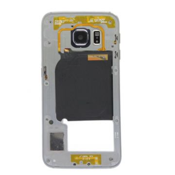 Blaues Innenchassis für Galaxy S6 Edge  Bildschirme - Ersatzteile Galaxy S6 Edge - 1