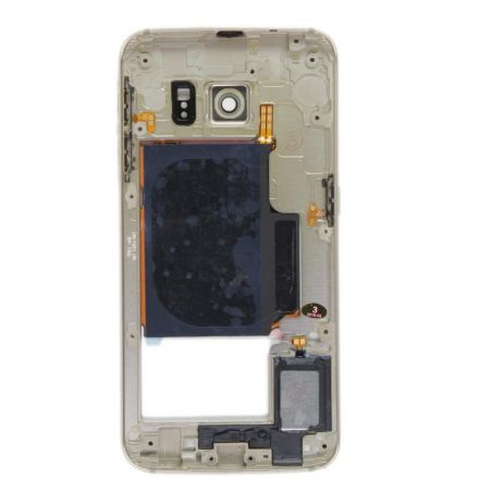 Goldes internes Chassis für Galaxy S6 Edge  Bildschirme - Ersatzteile Galaxy S6 Edge - 1