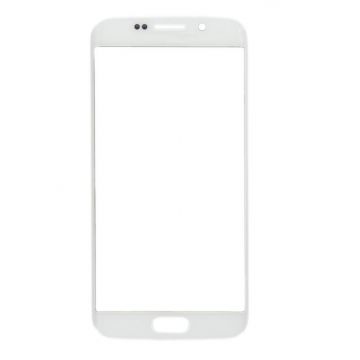 Wit glas voor Melkweg S6 Randen  Vertoningen - Onderdelen Galaxy S6 Edge - 1