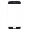 Zwart glas voor Galaxy S6 Edge