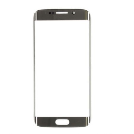 Gold glass for Galaxy S6 Edge  Screens - Spare parts Galaxy S6 Edge - 1