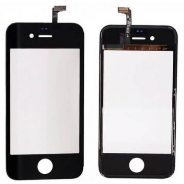 Touch Screen Digitizer with Frame Assembly for IPhone 4S Black