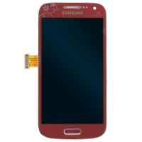 Compleet rood scherm (Officieel) voor Galaxy S4 Mini Plus  Vertoningen Galaxy S4 Mini Plus (Value Edition) - 1