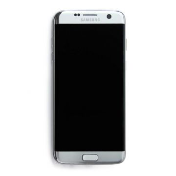 Full silver screen (Official) for Galaxy S7 Edge  Screens - Spare parts Galaxy S7 Edge - 1