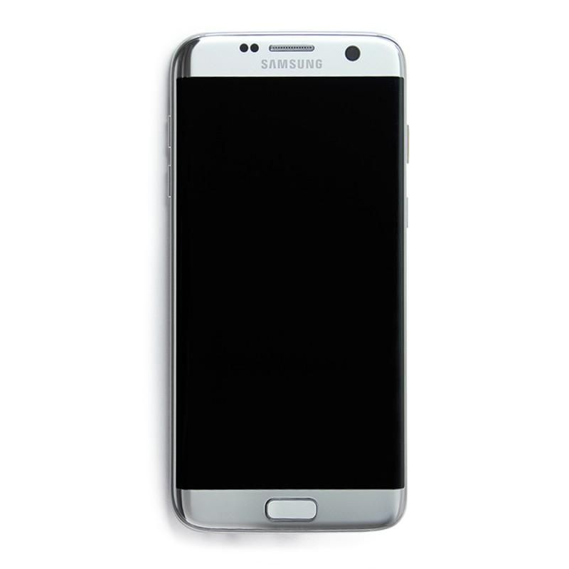 Koop Volledig zilveren scherm (Officieel) Galaxy S7 Edge - Ecrans - Pièces S7 Edge - MacManiack Nederland