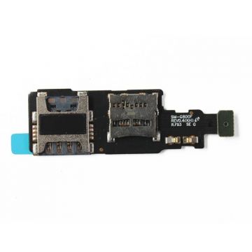 SIM- / SD-kaartlezer voor de Melkweg S5 Mini  Vertoningen - Onderdelen Galaxy S5 Mini - 1