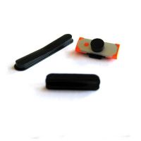 Set of 3 buttons power, volume and mute black iPad 2