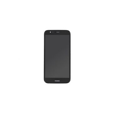 Vollständiger schwarzer Bildschirm (LCD + Touch + Chassis) (offiziell) für Huawei G7 Plus  Huawei G7 Plus - 1