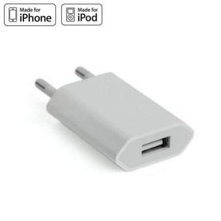 Achat Chargeur secteur blanc pour iPhone et iPod