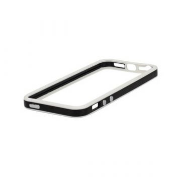 Achat Bumper - Contour TPU Noir & Blanc IPhone 4 & 4S COQ4X-016X