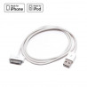 Cable USB blanc pour IPhone IPad et IPod