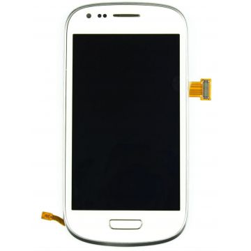 Complete screen Samsung Galaxy S3 Mini GT-i8190 wit  Vertoningen - Onderdelen Galaxy S3 Mini - 4
