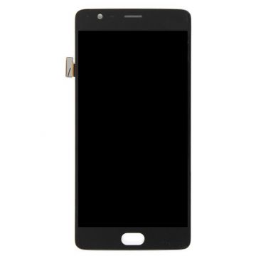 Volledig ZWART scherm (LCD + Touchscreen) - OnePlus 3  OnePlus 3 - 3