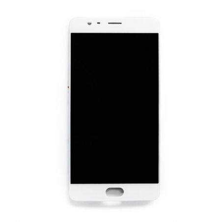Compleet WIT geassembleerd scherm (LCD + Touch + Frame) - OnePlus 3  OnePlus 3 - 4