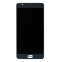 Compleet gemonteerd ZWART scherm (LCD + Touch + Frame) - OnePlus 3  OnePlus 3 - 3