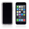 Bumper witte en transparante rand in TPU IPhone 5C