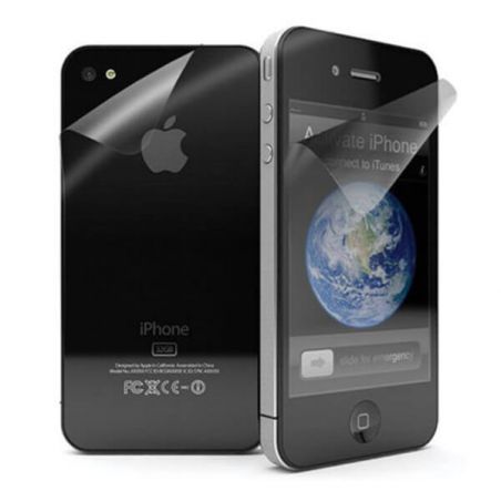 Achat Protection écran iPhone 4/4S face avant/arrière Mat IPH4X-504X